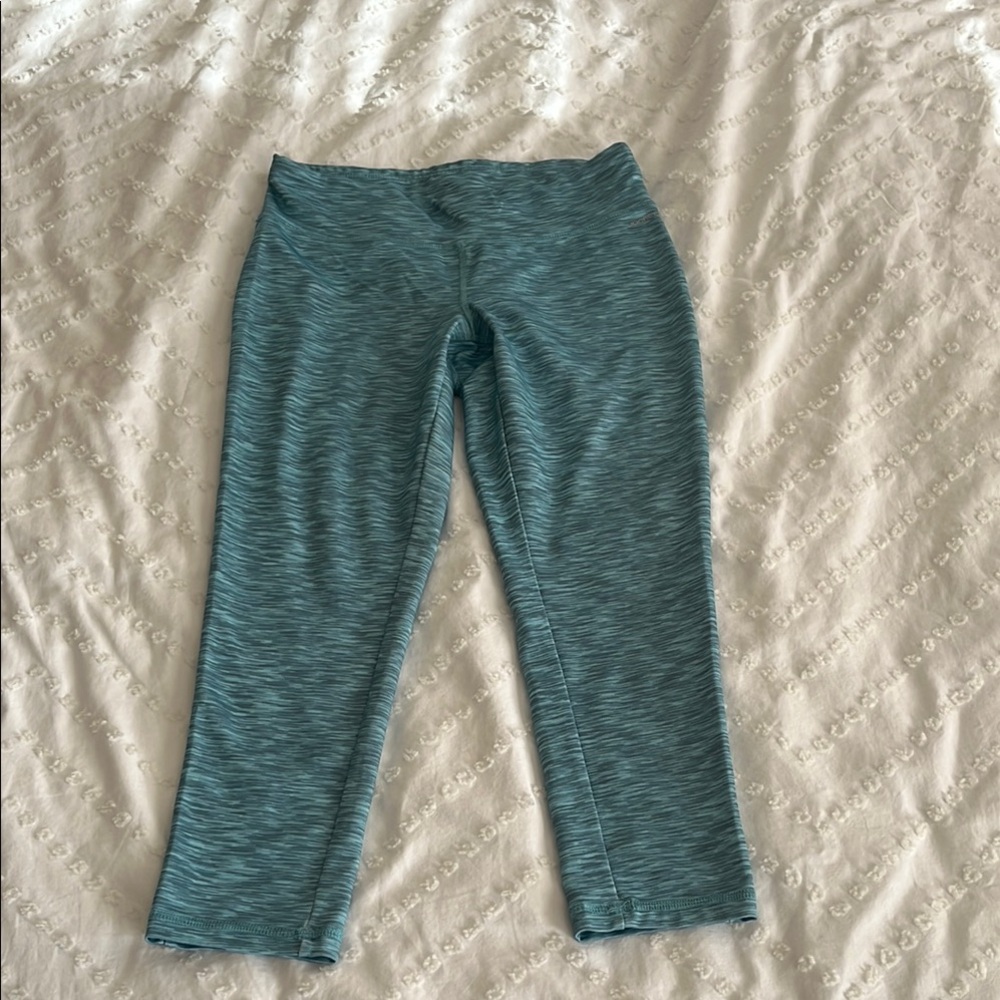 Teal Patterned Leggings